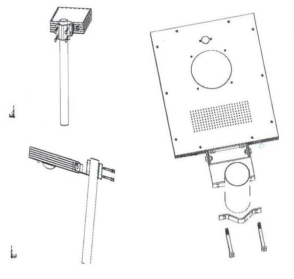 WIRELESS SOLAR POWERED STREET LIGHT W/ MOTION SENSOR - solaaron
