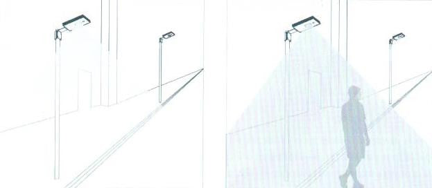 WIRELESS SOLAR POWERED STREET LIGHT W/ MOTION SENSOR - solaaron