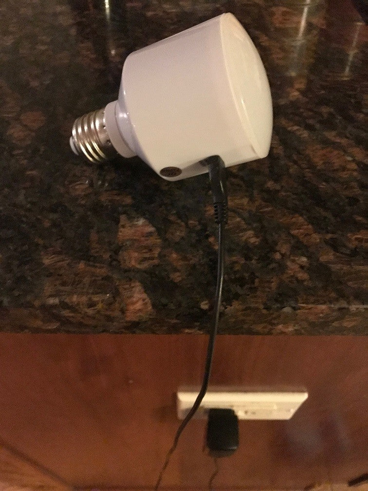 RECHARGE-A-BULB-RECHARGEABLE LIGHT BULB - W/O SOLAR PANEL - solaaron