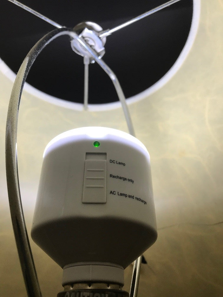 RECHARGE-A-BULB-RECHARGEABLE LIGHT BULB - W/O SOLAR PANEL - solaaron