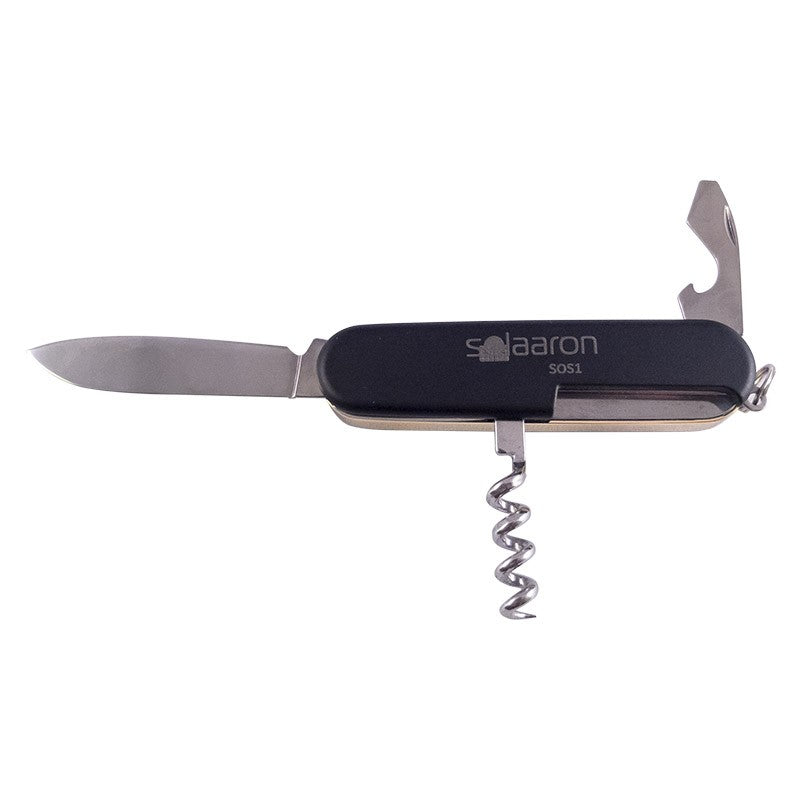 SOS1-SOLAR RECHARGABLE LIGHTER & SURVIVAL KNIFE - solaaron