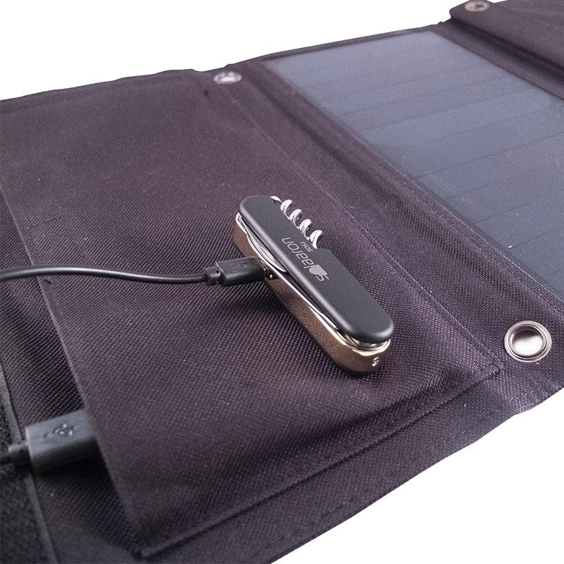SOS1-SOLAR RECHARGABLE LIGHTER & SURVIVAL KNIFE - solaaron